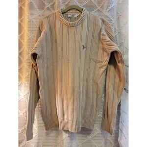 Vintage Grandpa Fisherman XL Sweater Chunky Thick Ribbed Preppy Rugby Outdoor